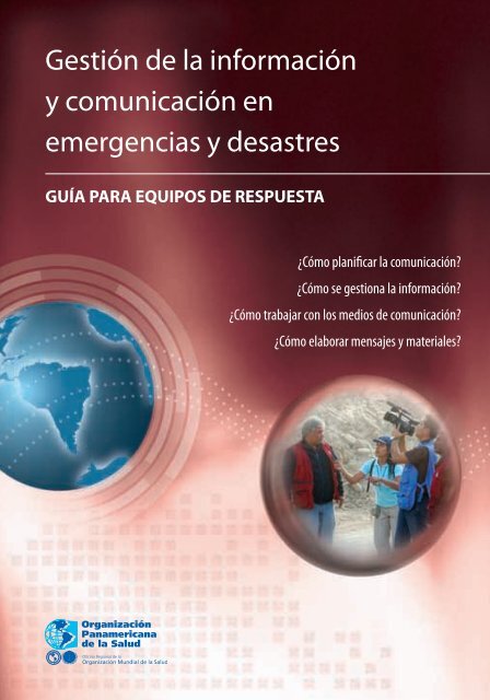 GestiÃƒÂ³n de la informaciÃƒÂ³n y comunicaciÃƒÂ³n en emergencias y desastres