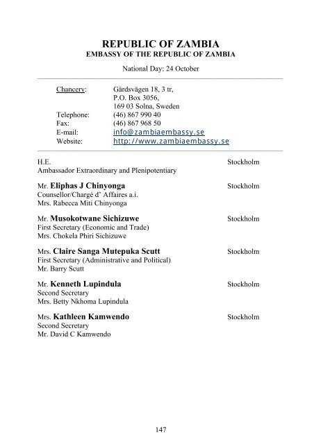 THE DIPLOMATIC LIST