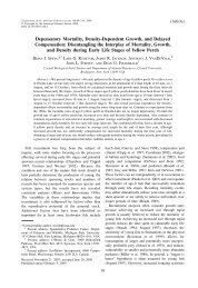 Depensatory Mortality, Density-Dependent Growth, and Delayed ...