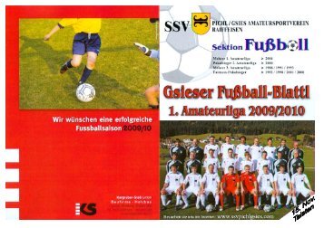 3. Amateurliga - SSV Pichl/Gsies