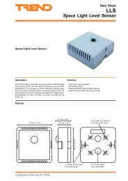 LLS Space Light Level Sensor Data Sheet - Trend