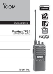 ProHuntÂ®F34 (Manual) - VHF Group AS