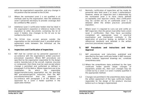 Notice 21 Personnel Certification for Non Destructive Testing of ...