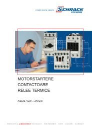 MOTORSTARTERE CONTACTOARE RELEE TERMICE - Schrack