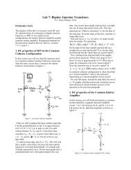 Lab 7: Bipolar Junction Transistors - Nuclear Physics Group