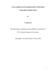 An Investigation into the Implementation of Distributed Leadership in ...