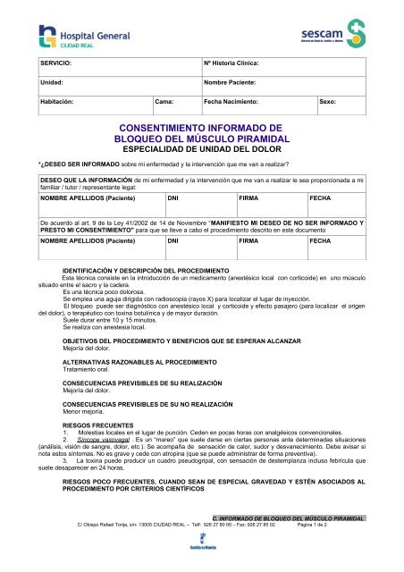 consentimiento informado de bloqueo del mÃºsculo piramidal