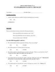 Pt Checklist STANDARDIZED PATIENT CHECKLIST - SHANTI Pages