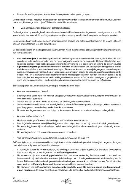 SPORT LICHAMELIJKE OPVOEDING - VVKSO - ICT-coördinatoren