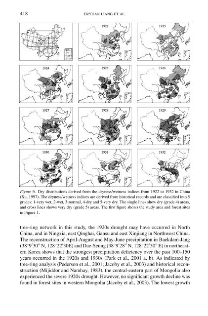 THE 1920S DROUGHT RECORDED BY TREE RINGS AND ...