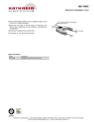 850 10005 Kathrein Installation Tool - Kathrein Scala Division