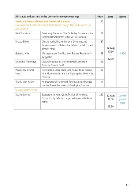 Detailed Programme - ICRD 2012 - International Conference on ...