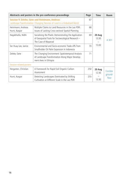 Detailed Programme - ICRD 2012 - International Conference on ...