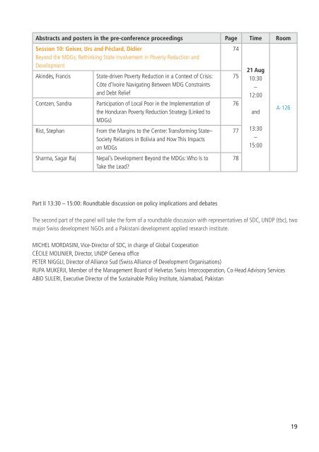 Detailed Programme - ICRD 2012 - International Conference on ...