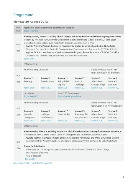 Detailed Programme - ICRD 2012 - International Conference on ...