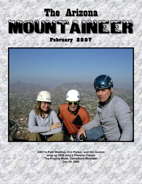 The Arizona - Arizona Mountaineering Club