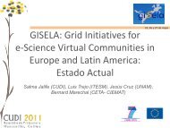 GISELA: Grid Initiatives for e-Science Virtual Communities in Europe ...