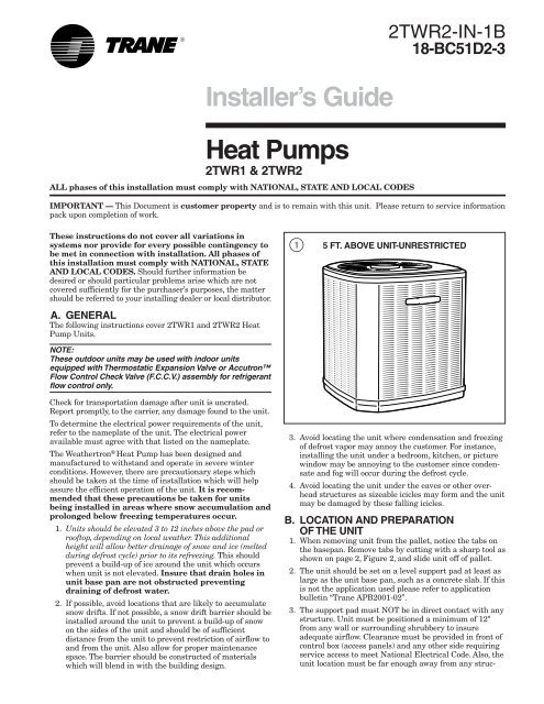 2TWR2_Install Guide.pdf - HVAC.Amickracing