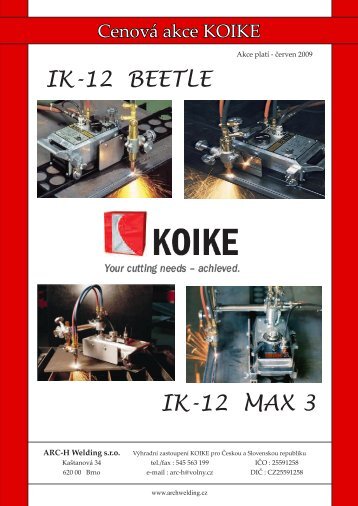 IK-12 BEETLE IK-12 MAX 3 - ARC-H Welding sro