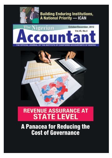 The Nigerian Accountant 2012 October/December Edition