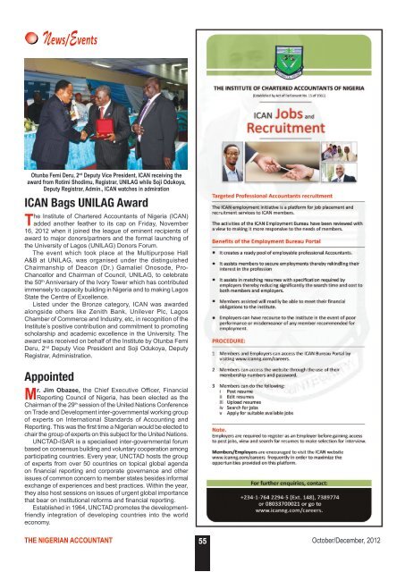 The Nigerian Accountant 2012 October/December Edition