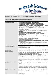 Responsable administratif(ve) d'EHPAD Missions gÃ©n - Bar-le-Duc