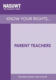 know your rights - becoming a parent.pdf - Hull NASUWT