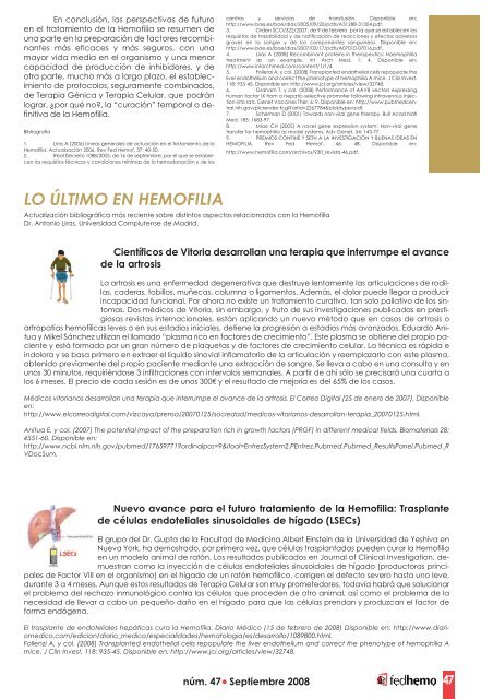 Martha Monteros - Hemofilia