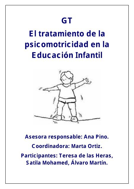 El tratamiento de la psicomotricidad en la EducaciÃ³n ... - CPR Ceuta