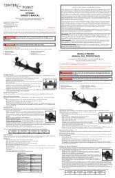 CP394RC OWNER'S MANUAL Modelo CP394RC MANUAL DEL ...