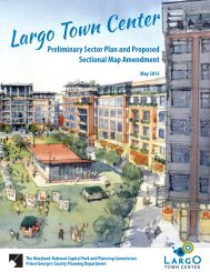 Largo Town Center - Prince George's County Planning Department