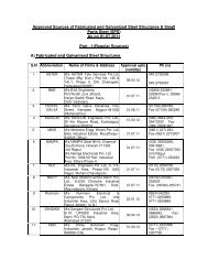 Approved Sources of Fabricated and Galvanized Steel Structures ...