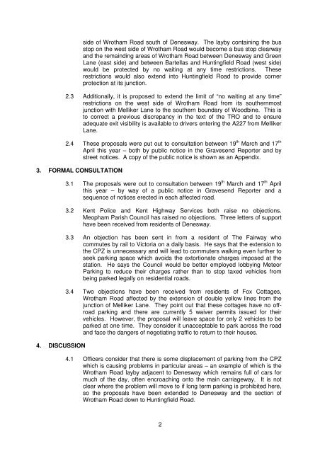 Extension of Controlled Parking Zone in Meopham PDF 26 KB