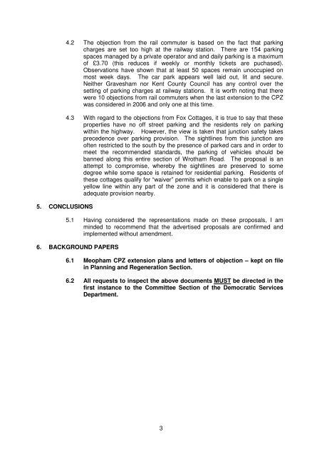 Extension of Controlled Parking Zone in Meopham PDF 26 KB