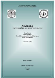 analele universitÄÅ£ii âovidiusâ constanÅ£a - AUOCSI