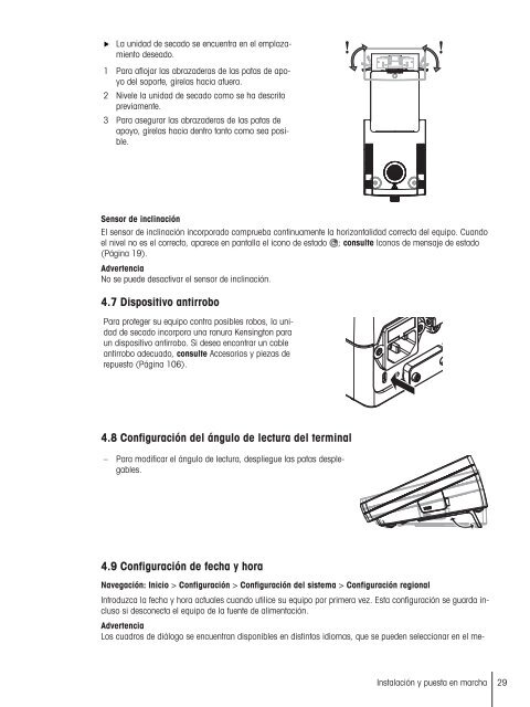 Instrucciones de manejo Analizador de humedad Excellence Plus ...