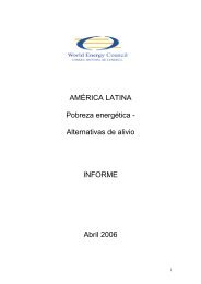 AMÃƒÂ‰RICA LATINA Pobreza energÃƒÂ©tica - World Energy Council