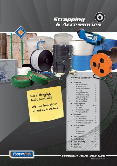 Strapping & Accessories - PowerPak Packaging Supplies
