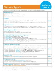 Overview Agenda - Nielsen