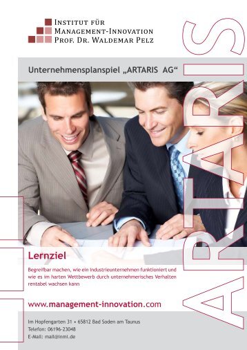 Unternehmensplanspiel ARTARIS AG - Management Innovation