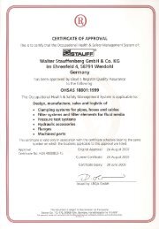OHSAS 18001:1999 - Stauff
