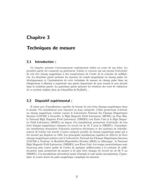 Tl2Ba2CuO6+Î´ - Laboratoire National des Champs MagnÃ©tiques ...