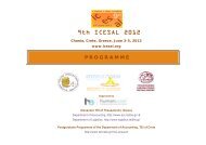 9th ICESAL 2012 - Technological Educational Institute of Crete