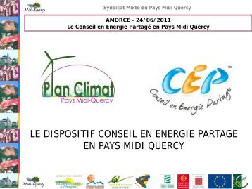 Bilan 2010 du service Conseil en Ãnergie partagÃ© - Pays Midi-Quercy