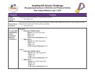 Attachment: Revised HUSSC Criteria Chart - WI Child Nutrition ...