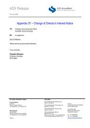 Change of Director's Interest Notice (PDF 73.3KB) - SP AusNet