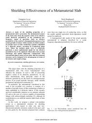 Shielding Effectiveness of a Metamaterial Slab