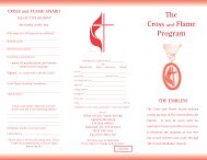 Cross and Flame Award - United Methodist Men