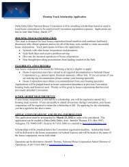 Housing Track Scholarship Application Delta Delta Delta ... - Tri Delta