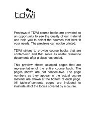 TDWI Enterprise Metrics